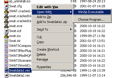 open swatdata1.res